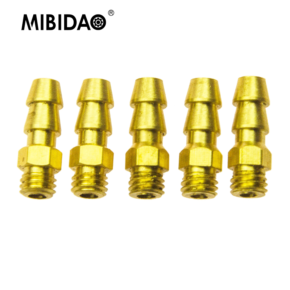Spoke Nipple Brass - MIBIDAO 5 szt. Mosiężny M4 gwintowany