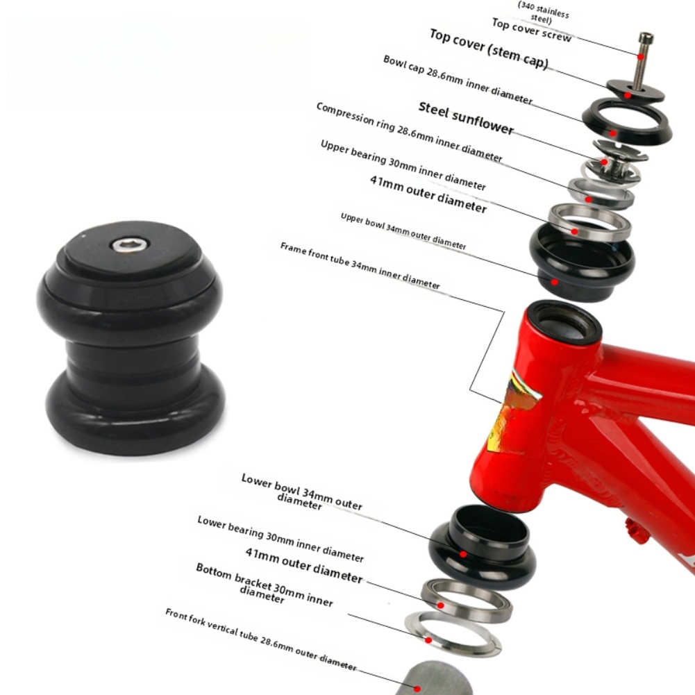 Mountain Biking Tube - 28,6 mm – górna część zestawu